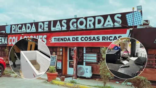 Delincuentes robaron restaurante de Los Ángeles y huyeron en vehículo que fue hallado abandonado camino a Santa Bárbara