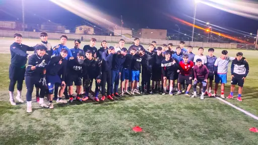 Contra el tiempo y la lluvia, la selección Juvenil de Anfa L.A. busca a sus elegidos