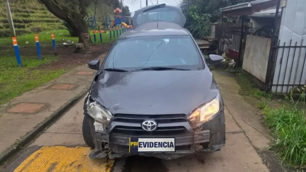 Vehículo recuperado por detectives de Temuco, PDI Araucanía
