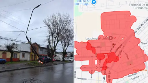 Choque contra poste deja cerca de dos mil clientes sin electricidad en Los Ángeles