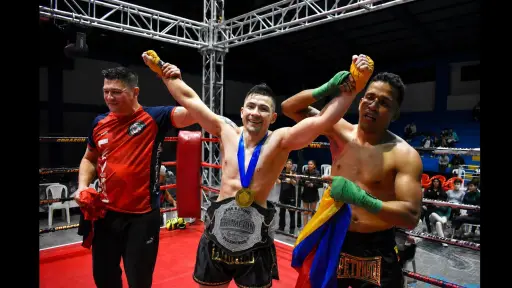 Quiero ser campeón mundial: Reynaldo Lobo Torres conquista el cinturón sudamericano de kickboxing