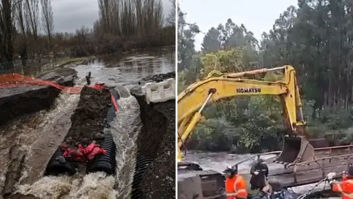 Retiro preventivo de puente mecano afecta conectividad de vecinos en sector Duqueco
