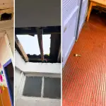 Los daños provocados en los últimos días han obligado a realizar reparaciones y reforzar los accesos del recinto educativo., Cedidas
