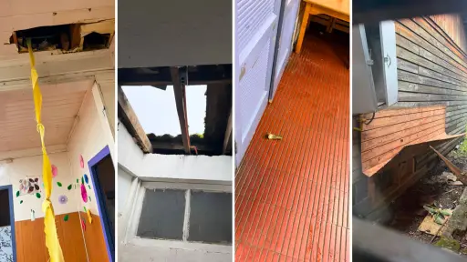Nos preocupa que ingresen cuando estén los niños: temor por robos en jardín infantil de Los Ángeles