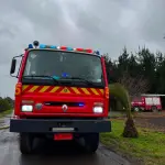 El incendio afectó una bodega en el sector El Ciruelo y fue controlado por Bomberos antes de que alcanzara un invernadero., Cuerpo de Bomberos de Los Ángeles