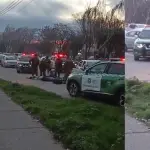 Operativo policial en Avenida Vicuña Mackenna, Captura de video