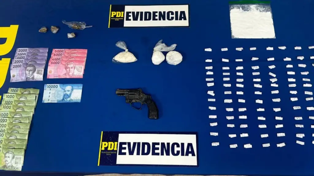 Droga incautada por la PDI en Coronel, PDI Biobío