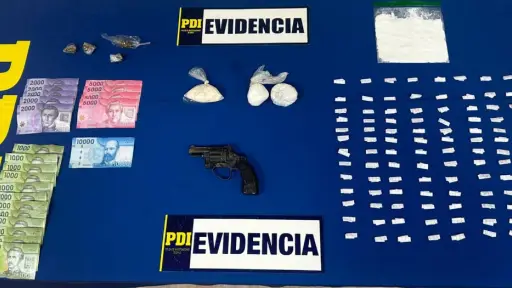 Desarticulan dos puntos de microtráfico y detienen a cuatro personas en Coronel