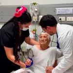 La usuaria ingresó al Complejo Asistencial tras sufrir una caída en su domicilio y fue atendida por el equipo de Ortogeriatría, Hospital de Los Ángeles