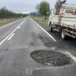 Bacheo en Ruta Q-45, MOP