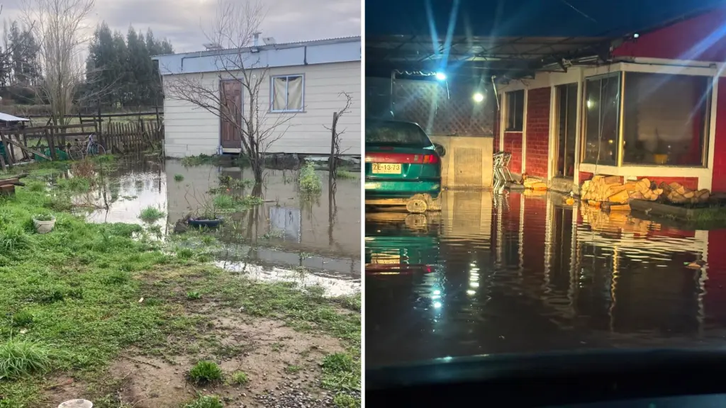 Lo que más se necesita es ayuda: Desborde de canal provoca aislamiento e inundación de viviendas en sector rural de Los Ángeles, La Tribuna