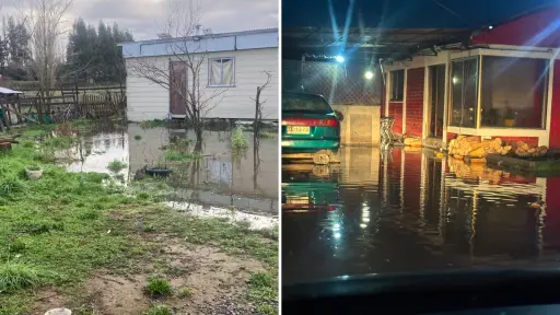 Lo que más se necesita es ayuda: Desborde de canal provoca aislamiento e inundación de viviendas en sector rural de Los Ángeles
