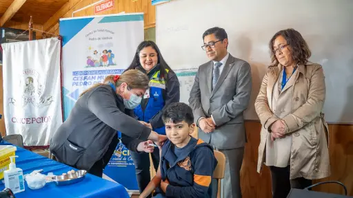 Biobío inicia campaña de vacunación escolar para proteger a más de 59 mil estudiantes