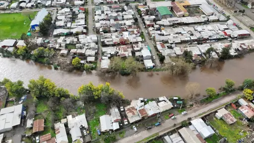 Bomberos monitorea cauces en Mulchén: ríos aumentan su caudal, pero sin viviendas afectadas