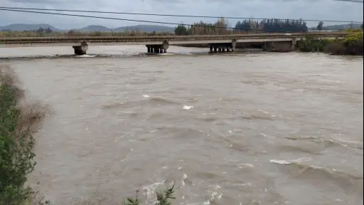 Ríos del Biobío suben y la DGA refuerza vigilancia