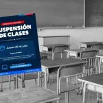  La medida regirá este jueves 30 de julio para todos los establecimientos de educación parvularia, básica y media, tanto públicos como privados, debido al pronóstico de intensas lluvias y fuertes vientos en la zona. , Edición Diario La Tribuna