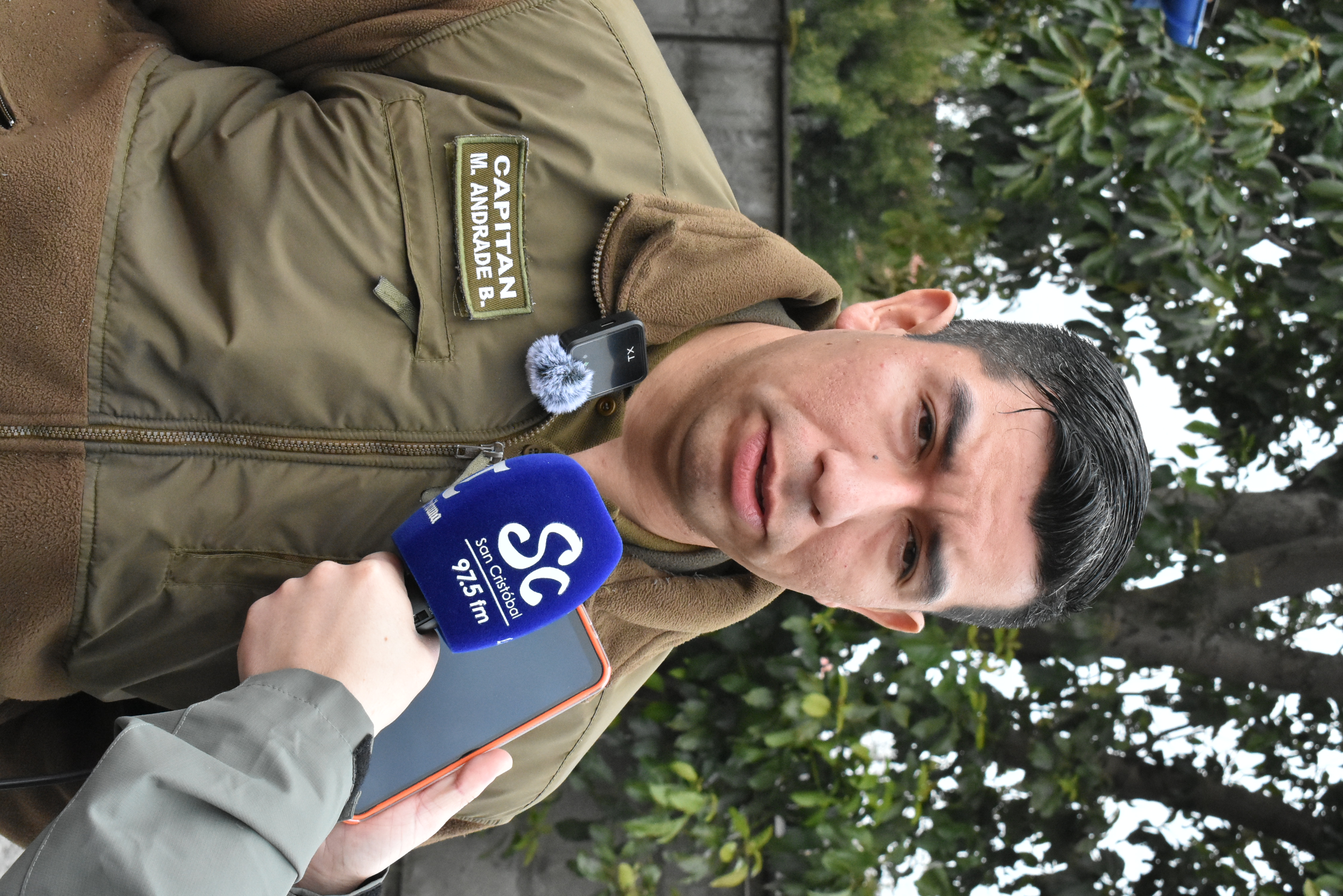 Marco Andrade, capitán de Carabineros / La Tribuna