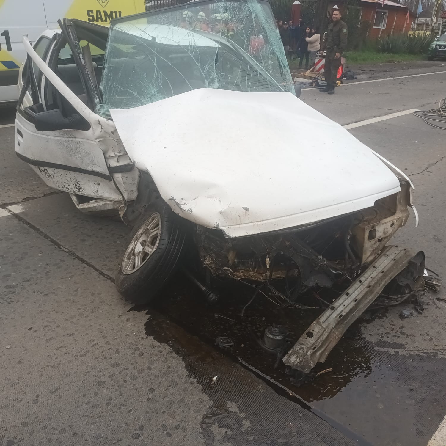 Accidente en Chacayal / Cedida
