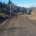 Los trabajos permitieron restablecer la circulación vehicular por el camino Los Michales, en el sector rural de Santa Bárbara., Municipalidad de Santa Bárbara