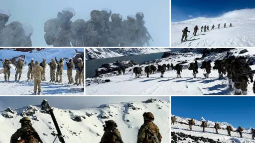 Destacamento de Montaña de Los Ángeles desarrolla ejercicio invernal Filo Andino 2026 en Antuco