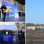 Representantes del Gobierno Regional y Conaf durante la firma del acuerdo que permitirá ejecutar la iniciativa., GORE Biobío / La Tribuna