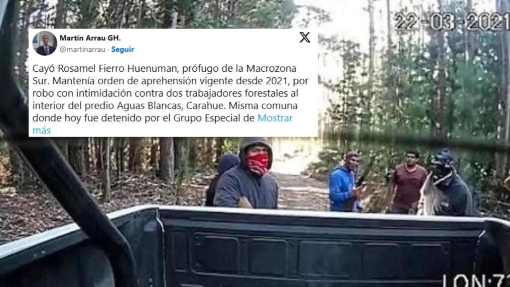Cayó Rosamel Fierro: Capturan a hombre buscado desde 2021 por robo con intimidación en Carahue, La Tribuna