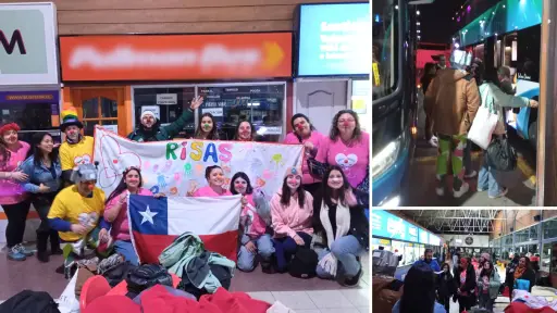 Risas del Corazón inicia viaje a Puerto Montt para participar en congreso latinoamericano