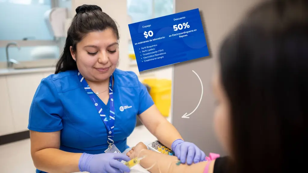 Paciente realizándose exámenes preventivos cardiológicos en el Centro Médico Andes Salud Los Ángeles durante la campaña del Mes del Corazón.