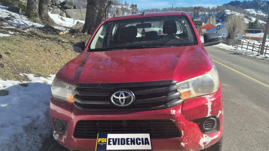 Vehículo recuperado por detectives de la PDI, PDI Araucanía