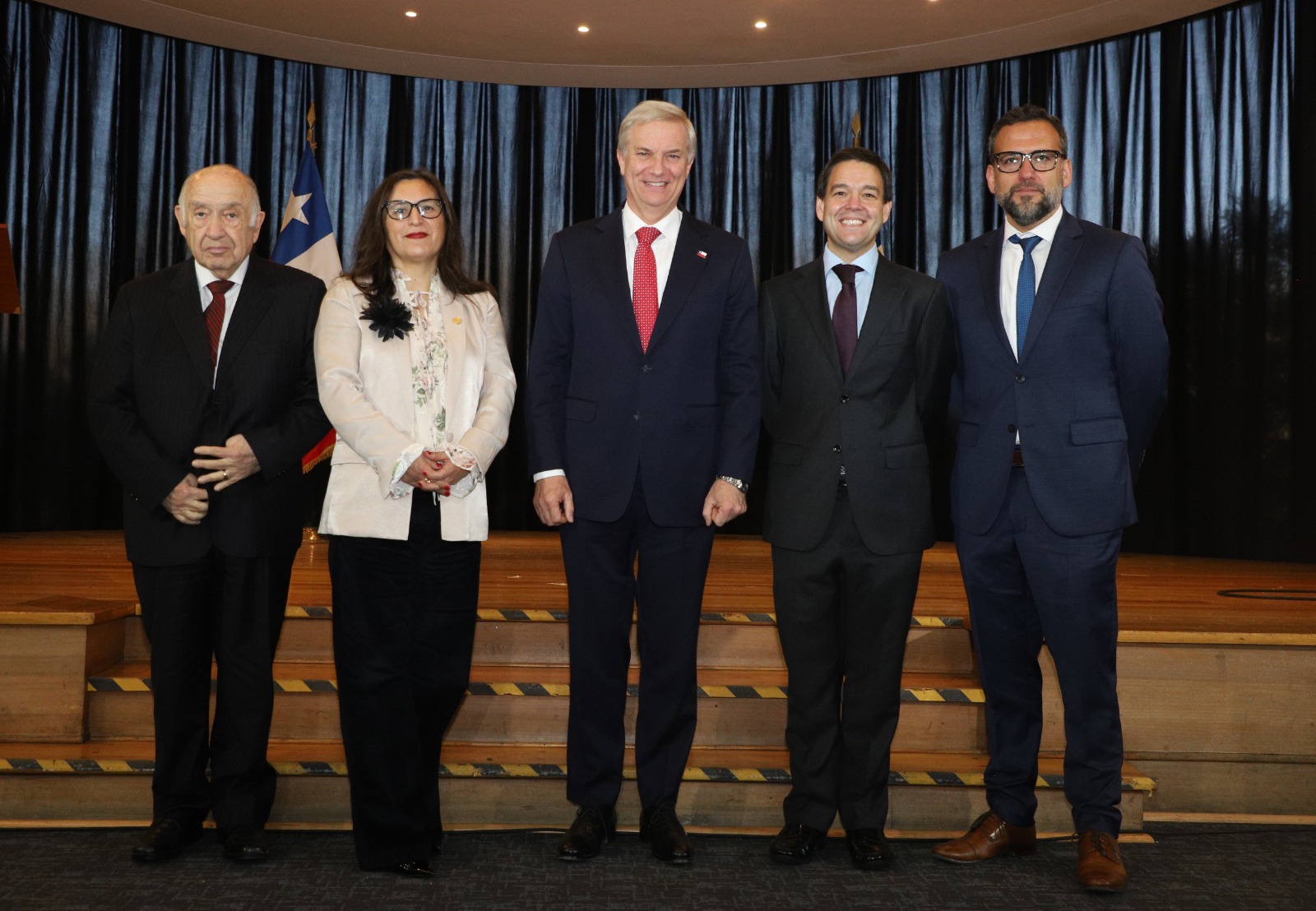 Presidente José Antonio Kast en ceremonia de cambio de mando de FMCS / Federación de Medios de Comunicación Social (FMCS)