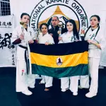Los deportistas del Dojo Ganbaru de Mulchén celebraron con orgullo sus destacadas actuaciones en el 2° Campeonato Sudamericano IKO Nakamura, La Tribuna