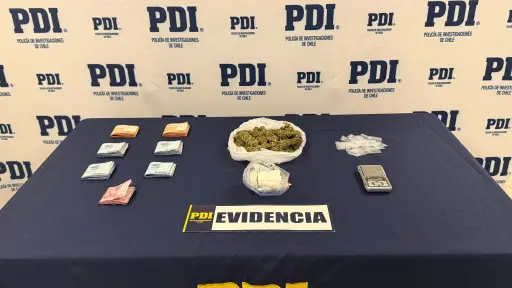 Arrestan a dos personas por microtráfico de drogas tras allanamientos en Collipulli