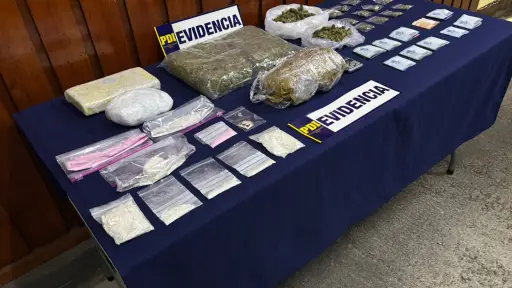 Desarticulan banda dedicada al tráfico de drogas en Temuco: decomisan más de \\$30 millones en sustancias ilícitas