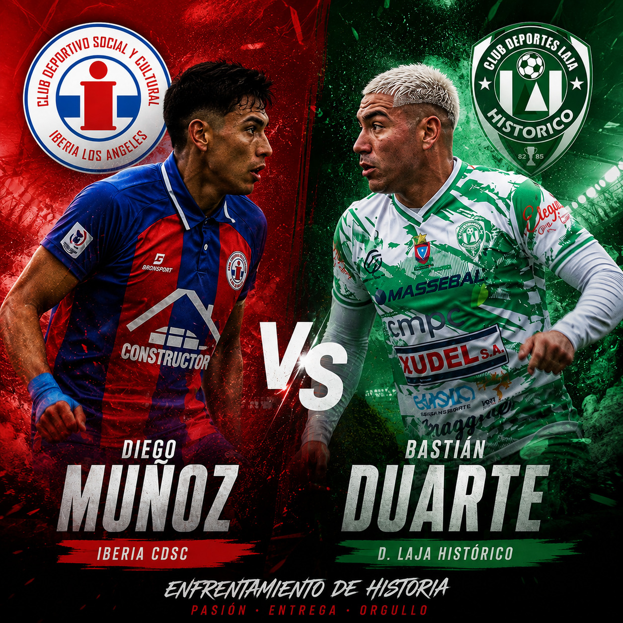 Diego Muñoz liderará el ataque de Iberia en un duelo clave frente a Deportes Laja Histórico, que llegará a Los Ángeles con la poderosa dupla goleadora integrada por Bastián Duarte y Francisco Díaz. Un choque que promete emociones y mucho en juego para ambos elencos / La Tribuna