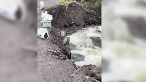 Alerta en Santa Helena: Puente provisorio en riesgo de colapso deja a 42 familias de Los Ángeles aisladas