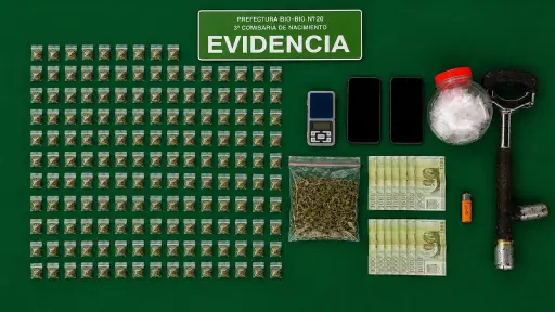 Joven de 19 años es detenido por microtráfico de drogas y porte de arma hechiza en Nacimiento