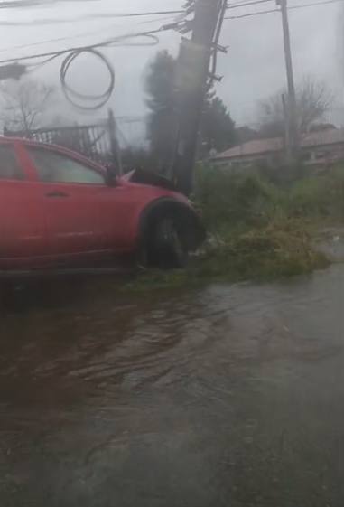 Accidente Avenida Los Carrera / Cedida