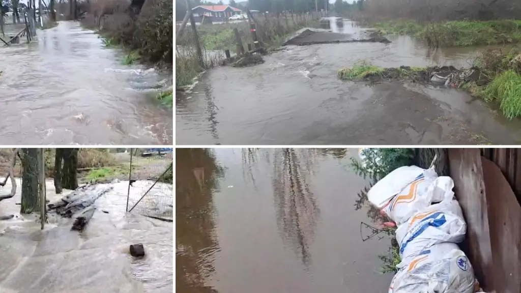 La comunidad afirma que las dificultades de acceso se mantienen varios días después de las intensas lluvias., Cedidas