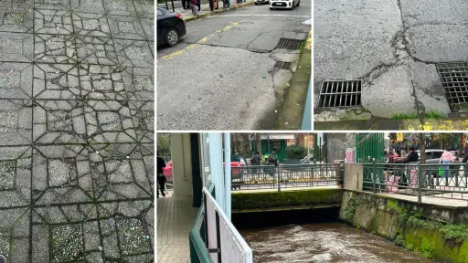 Puente sobre el estero Quilque: