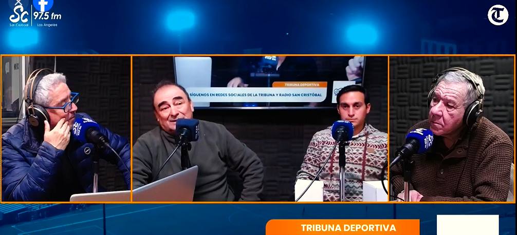 José Barra Rivera, presidente del Club Deportivo Los Carrera, junto a Sergio Barra Cifuentes, vicepresidente de la histórica institución angelina en diálogo con Tribuna Deportiva / La Tribuna