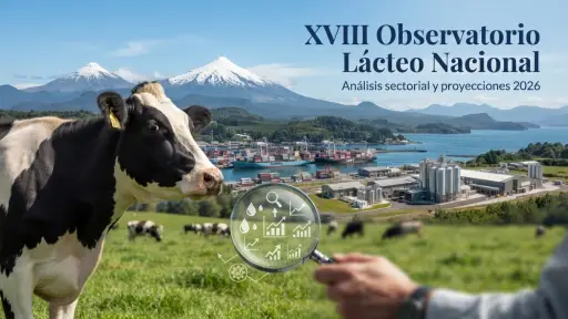 Observatorio Lácteo Nacional proyecta un 2026 de crecimiento para la lechería chilena