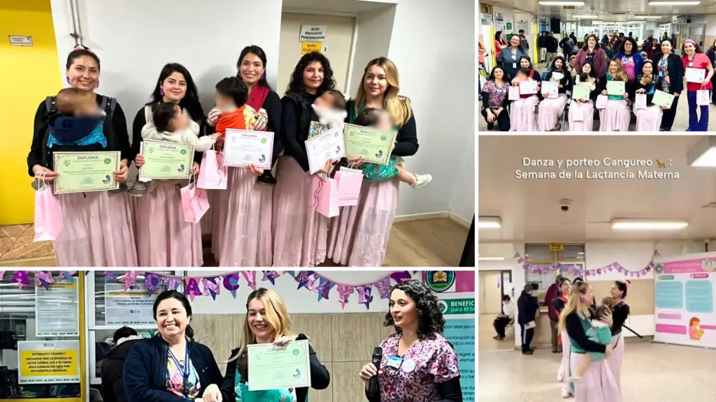 La actividad reunió a madres y sus hijos en una presentación de danza porteo realizada en dependencias del Cesfam Norte de Los Ángeles., @danzaporteo_cangureo