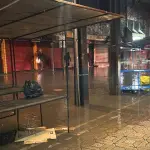 La restricción vehicular se aplicó entre Colo Colo y la prolongación de calle Rengo como medida de resguardo ante el aumento del caudal del río Quilque., Jeremy Valenzuela | La Tribuna