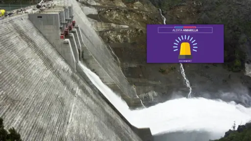Alerta Amarilla en Alto Biobío: Proyectan apertura de compuertas en Embalse Ralco