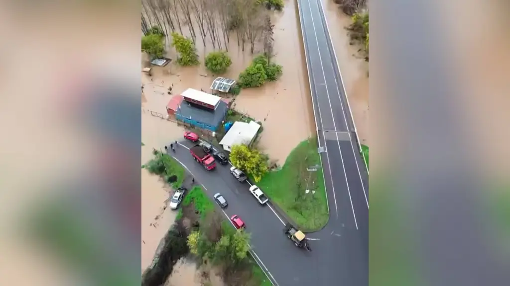 Desborde río Claro, Cedida