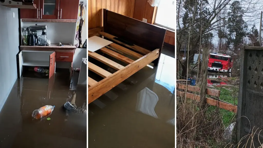 Familia resultó con su vivienda completamente inundada por desborde de canal , La Tribuna