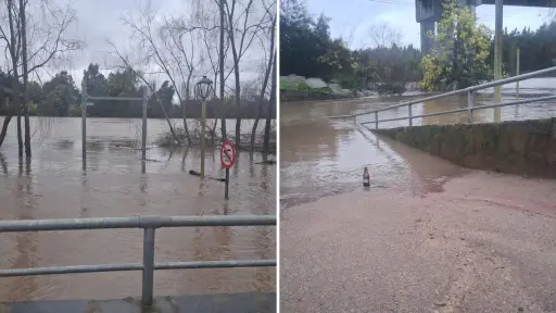 Declaran Alerta Roja en la Región del Biobío por riesgo de desbordes de ríos