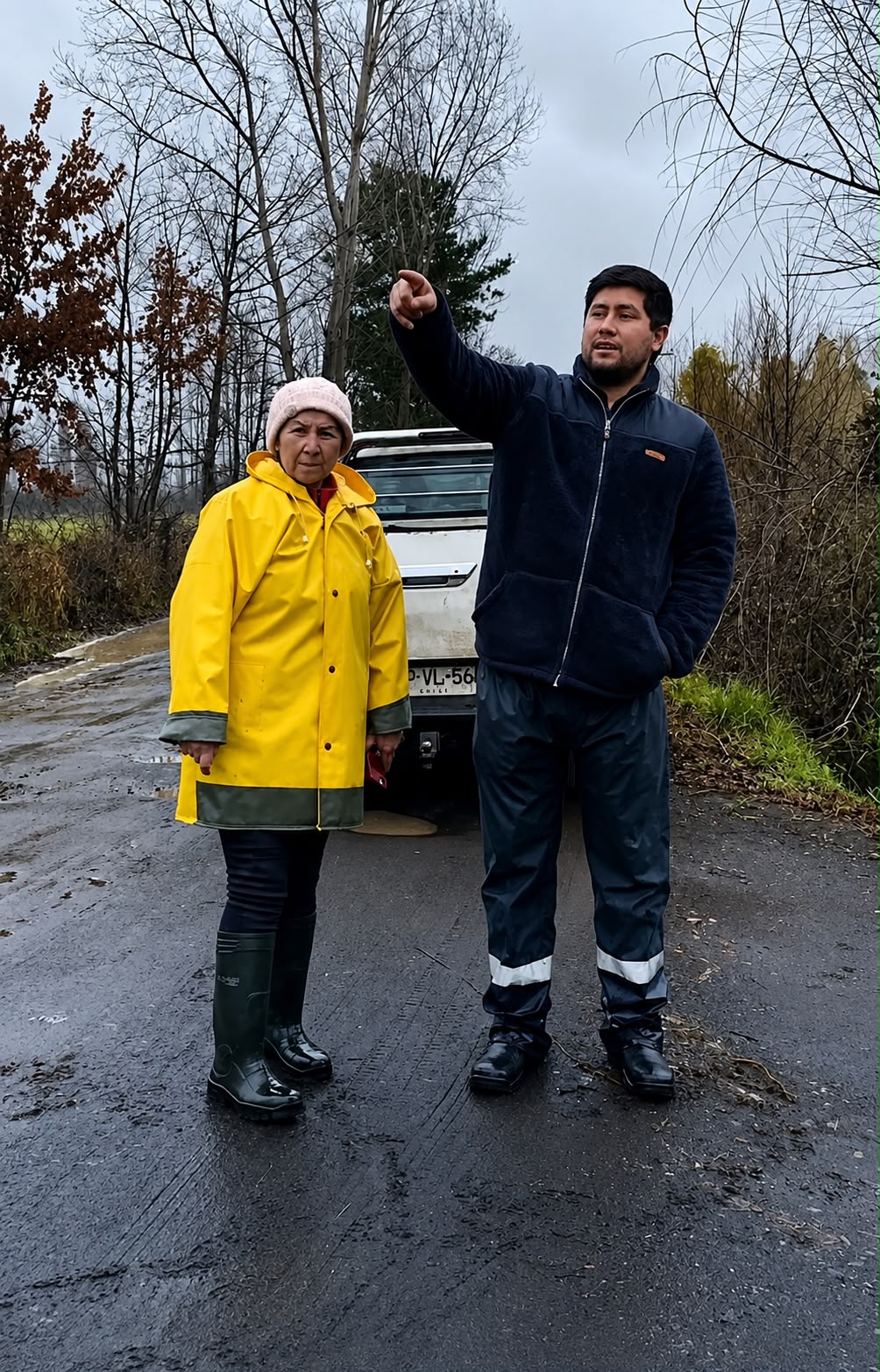 Patricio Zúliga en emergencia / Municipalidad de Cabrero