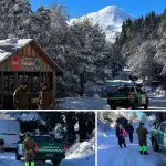 Carabineros efectuó fiscalizaciones durante la jornada de este domingo en la principal vía hacia el recinto cordillerano., @CarabBioBio