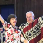 Marisol Vera Inostroza y Germán Cifuentes Ortiz celebraron tras imponerse en la competencia provincial., Municipalidad de Nacimiento